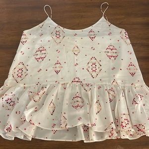 club monaco womens silk tank top